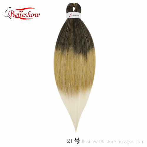 Hot sell wholesale 26 inch xpression braiding hair pre stretched